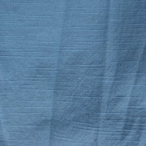 Faherty Jetty Shift Dress 100% Organic Cotton Embroidered Delphinium Medium Boho - Picture 9 of 13